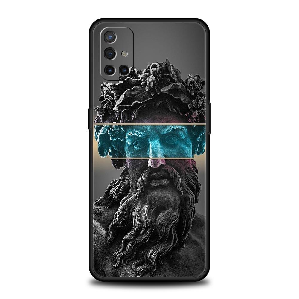 Fashion Ancient Greek Statues Phone Case For Oneplus 13R 13 12R 11 10T 10R Nord N100 N200 N10 10 9 9R 9RT CE 3 2 Z Pro Soft TPU