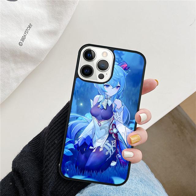 Ganyu Genshin Impact Phone Case For iPhone 17 Air 15 16e Cover 11 13 14 Pro Max 12 Plus Max Fundas