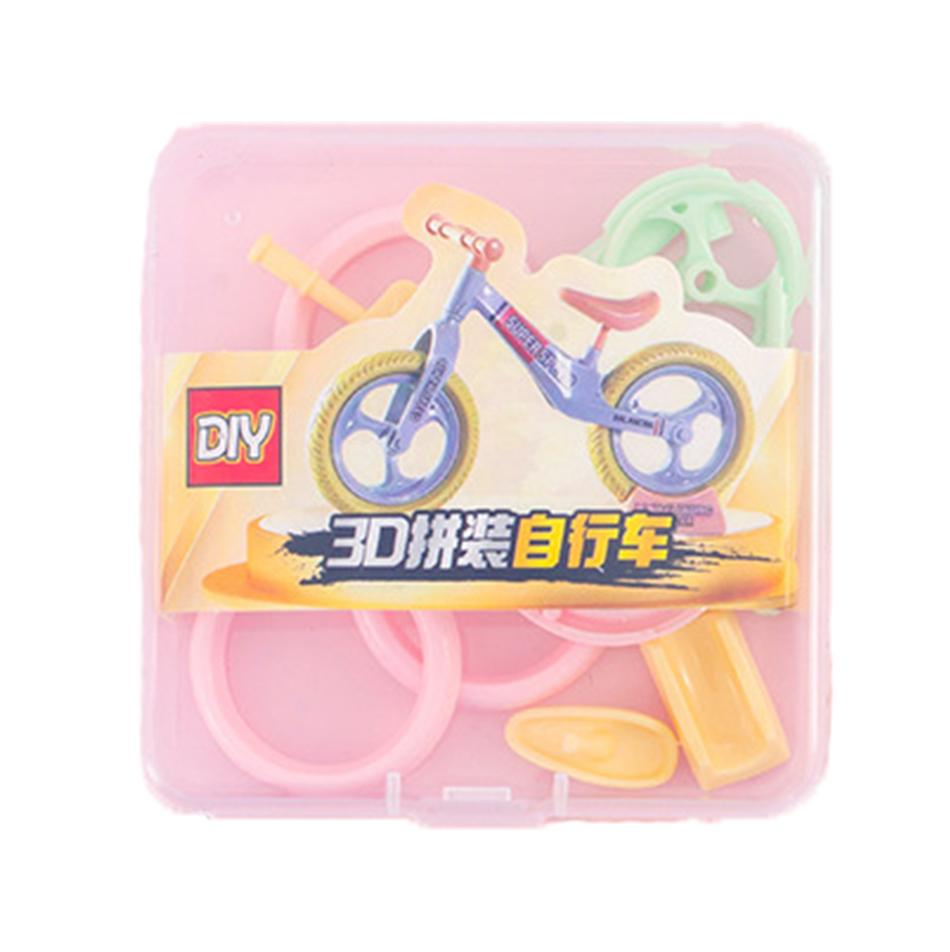 3D Мини Горный Велосипед на Пальцах Собранная Модель Игрушечный Велосипед Симуляция Коллекция DIY Креативное Сращивание Велосипед Забавные Игрушки для Мальчика