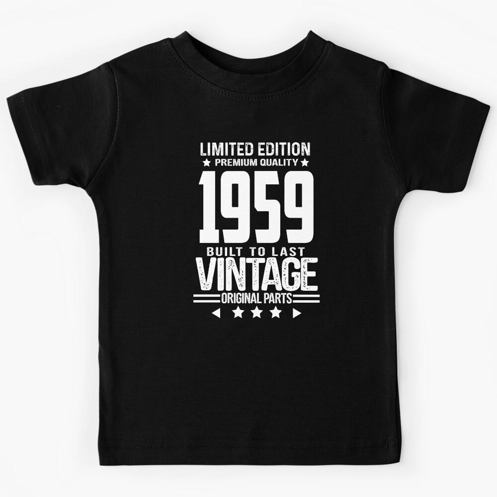 Vintage 1959 - Retro Birthday Kids T-Shirt 130