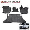 Kompatibel mit Hiace 200 Standardkarosserie Kofferraumgepäck 3D Auto TPE speziell für schützende schwarze Matte [SunYard] Serie, Matte, Matte, Matte,