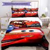 3pcs Cars Bedding Set Duvet Cover Closure Includes 1 Duvet Cover & 2 Pillowcases, Soft and Comfortable for All Seasons.