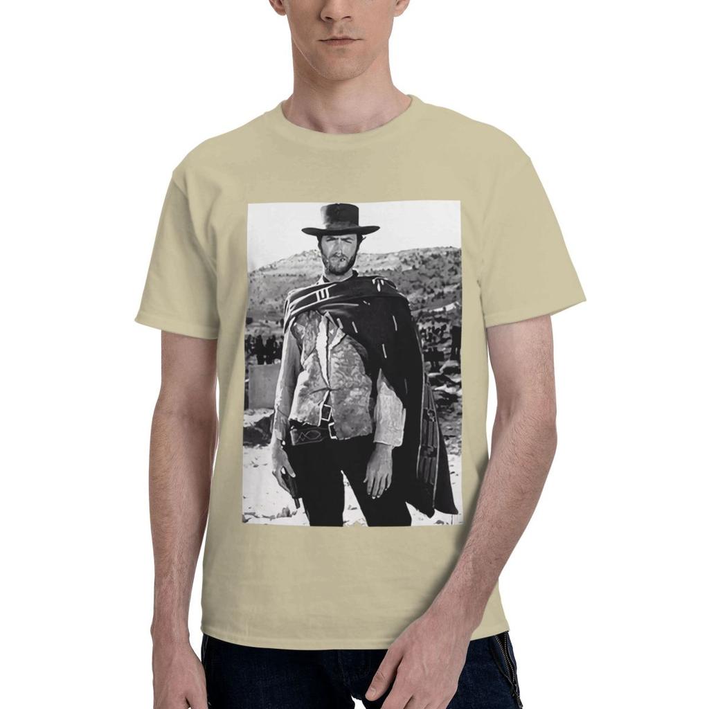 Clint Eastwood Western The Good The Bad And The Ugly 1 100 Cotton Casual Breathable Confortable Manga Funny Mens TShirt Mens