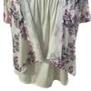Women Shirt Casual Round Neck Short Sleeve Bohemian Style Printing Oversized
