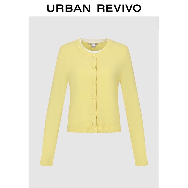 

UR Women s Casual Colorblock Faux Two-Piece Knit Sweater M