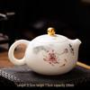 Chaxun Suet Jade Porcelain Xishi Teapot