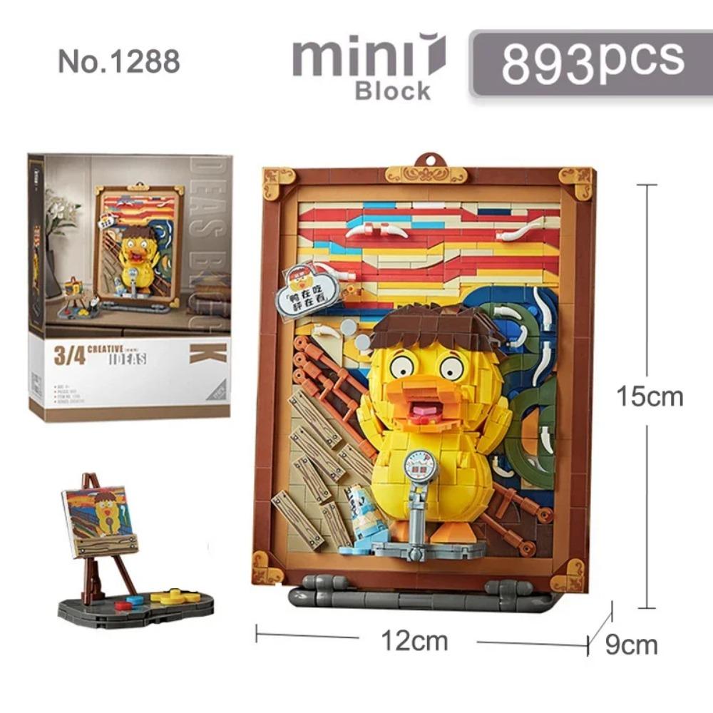 World Famous Oil Painting Building Block Set DIY Creative Assembly Hanging Painting Ornaments Toys Gifts for Adults and Children