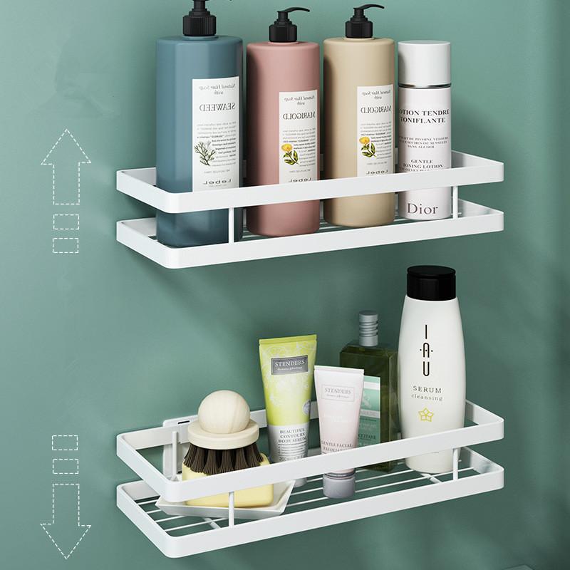 Tuqiu Bathroom Shelf White Bathroom Storage Holder SUS 304 Bath Shower Shelf Black Bath Shampoo Holder Corner shelf