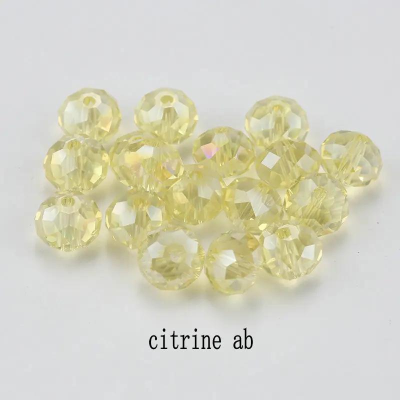 4mm glass beads plated Color faceted round crystal beads Jewelry beads for bracelet necklace Jewelry making DIY 150pcs