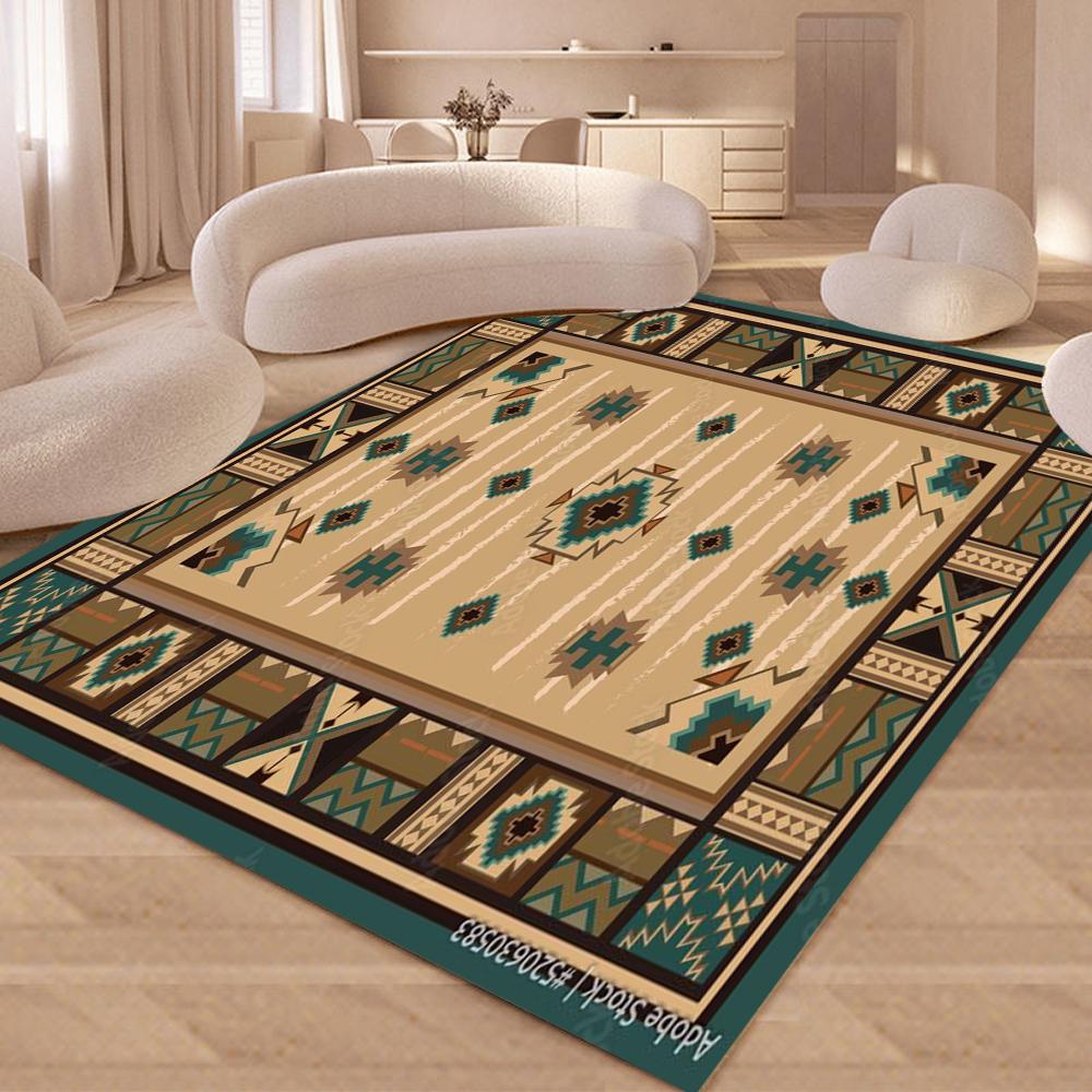 

Bohemian Home Decor Large Carpet Bedroom Living Room Carpet Large Area Decor Home Carpet Bedroom Soft Non-slip Lounge Sofa Mat 40x60cm