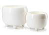 Botanica Cream Flower Pot On Legs