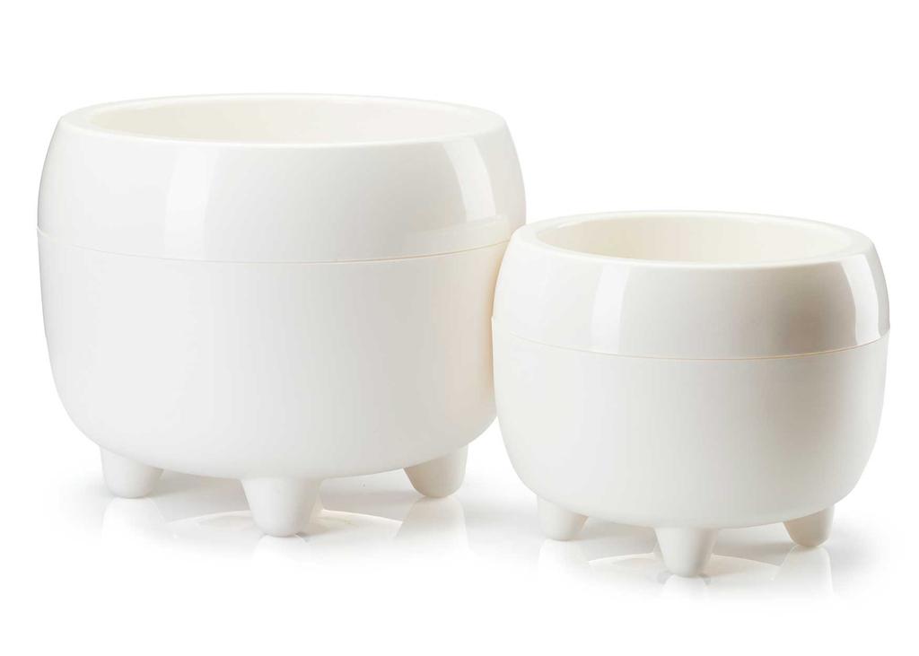 Botanica Cream Flower Pot On Legs