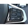 For BMW F20 F21 F22 F23 Carbon Fiber Style Steering Wheel Switch Cover Trim 2PCS