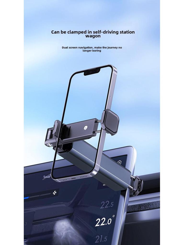 Portable Aluminum Alloy Phone Holder for Travel and Home – Foldable, Rotatable, and Telescopic Design for Airplane and High-Speed Rail Use.