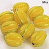 5PCS 3D Lifelike Fruit Miniature Resin Beads Fadeless Color for DIY Bracelet Necklace Jewelry Making Family Craft Activities