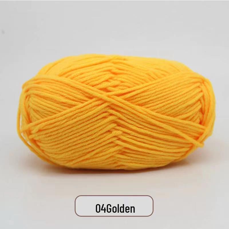 Milk Cotton Yarn Pack for DIY: Medium-Thick Scarf, Crochet Slippers, Handmade Knitting Bags