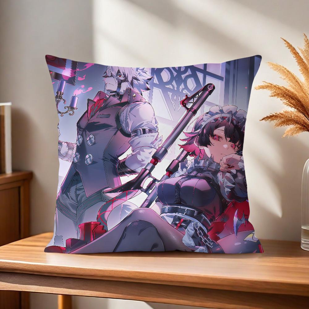 Ellen Joe Comfortable Soft Fanart Pillow Case for ZZZ Sofa Living Room Home Office Uniform Decor Protective Covers