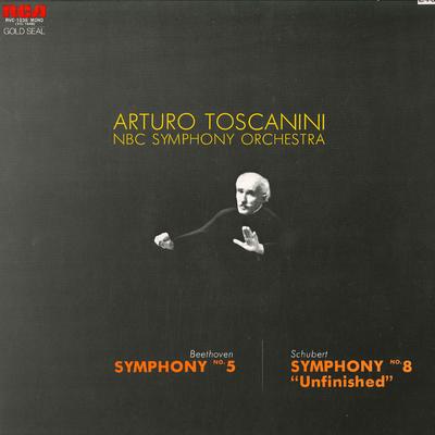 LP deska ARTURO TOSCANINI, NBC SYMPHONY - Beethovenova Pátá, Schubertova "Nedokončená RVC1535 RCA Gold Seal 1978 Japonsko Obi Klasická Použitá