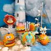 SpongeBob Burger King Crab Roe Pot Series: Patrick & Squidward Figurine Car and Desktop Ornament