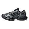 adidas MEGASTRIDE Low Top Casual Running Shoes Unisex Gray Black Sneakers JR6335