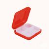 Portable Travel 4 Grid Pill Storage Box Case Container Mini Medicine Organizer
