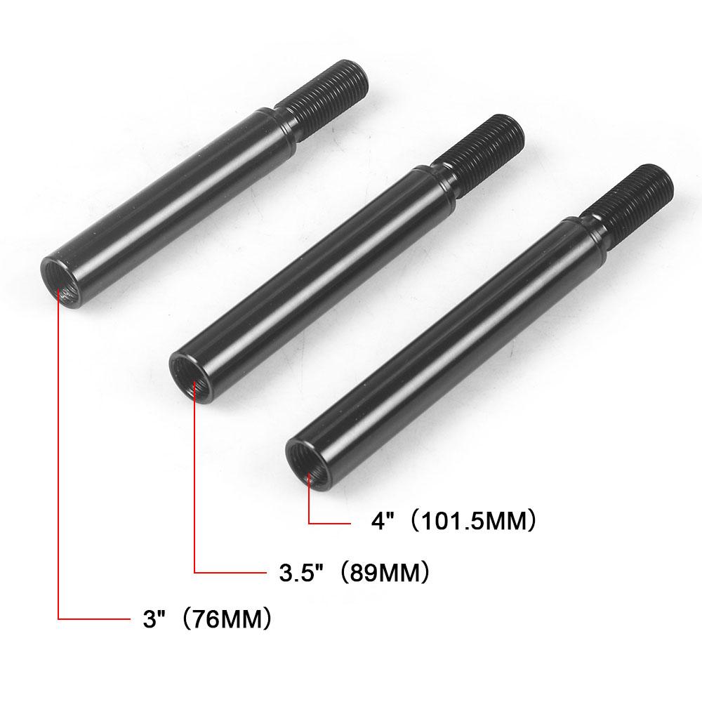 Universal Straight Shift Knob Extender Extension Car Lever Gear Shifter For Mazda for Honda for Toyota M10X1.5 M10X1.25 M12X1.25