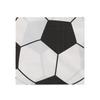 20PCS Soccer Paper Napkins 2-Ply 33x33cm Black White Football Party Table Serviettes
