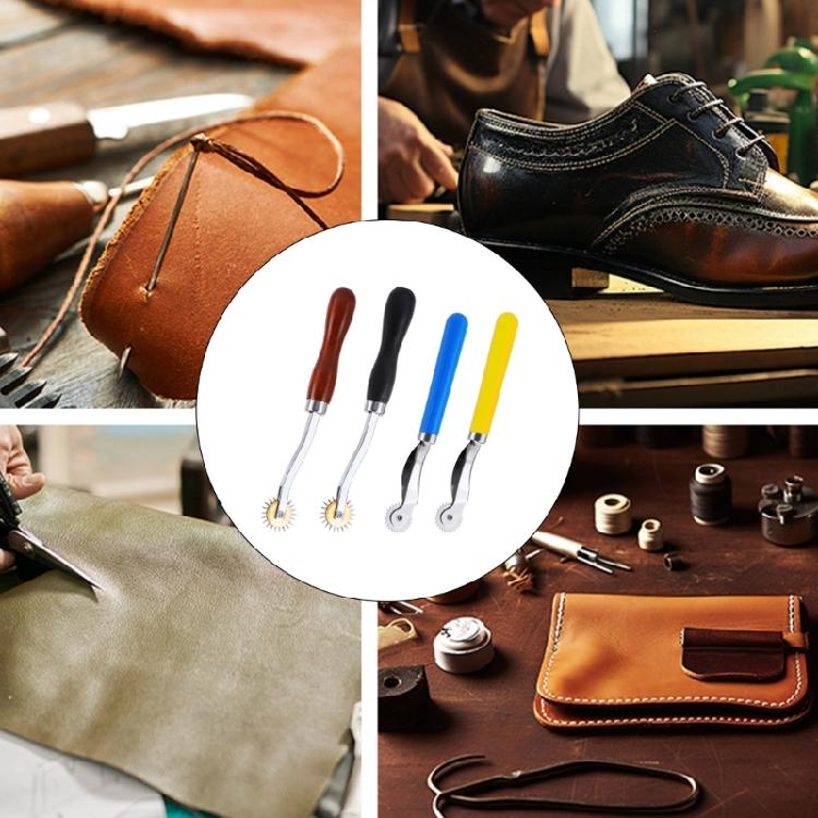 20Pcs Leather Creaser Wheel Tool 2mm 4mm Leather Stitching Marking Spacer Wheel Tool for Leather Working Sewing