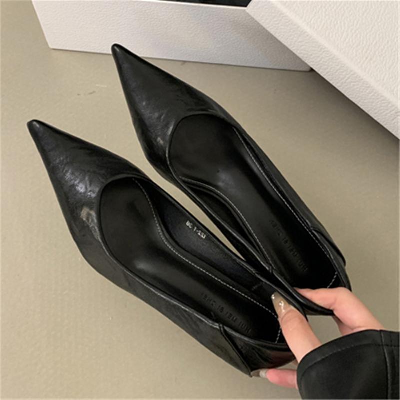 Fashion Eilyken Design Style Leopard Print Woman Pumps Sandals Elegant Pointed Toe Thin Low Heels Wedding Party Female Shoes