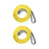 2 Pack 10' X 2" Polyester Lifting Straps 15,000 Pound Capacity Lift Sling Straps