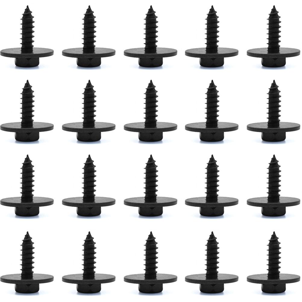 20PCS 16mm Hex Head Screw Bumper Cover Engine Shields Splash Guard For BMW E46 E60 E90 E83 E82 E71 E70 E66 E63 OE#07147129160