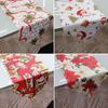 Versatile Red And White Santa Claus Table Runner Ideal For Holiday Celebrations 14x71 Inch