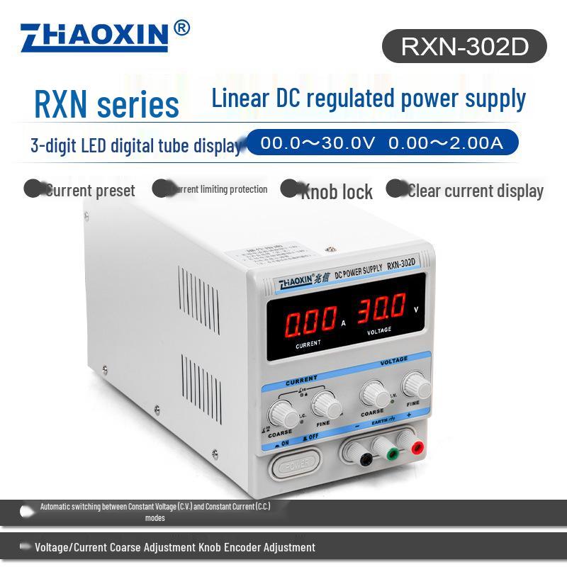 ZHAOXIN RXN-302D 30V 2A Linear DC Adjustable Regulated Power Supply