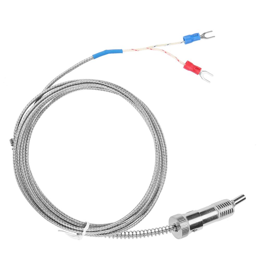Bayonet Compression Spring Type K Thermocouple Temperature Sensor Wire 0 400 celsius  (3 m)