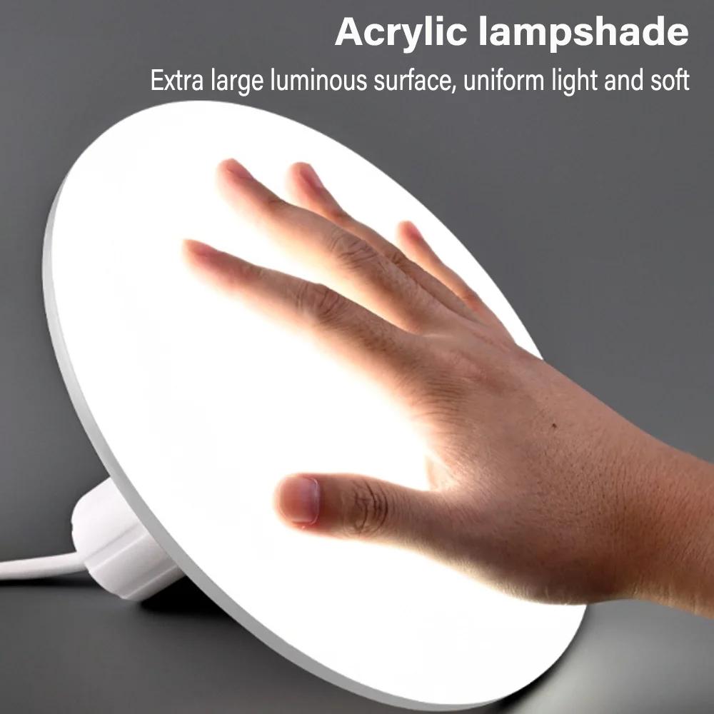 Ceiling Lamp Garage Light LED Bulb AC 220v E27 Base Household Energy Saving Lamp 15W Indoor Lighting Flying Saucer Light