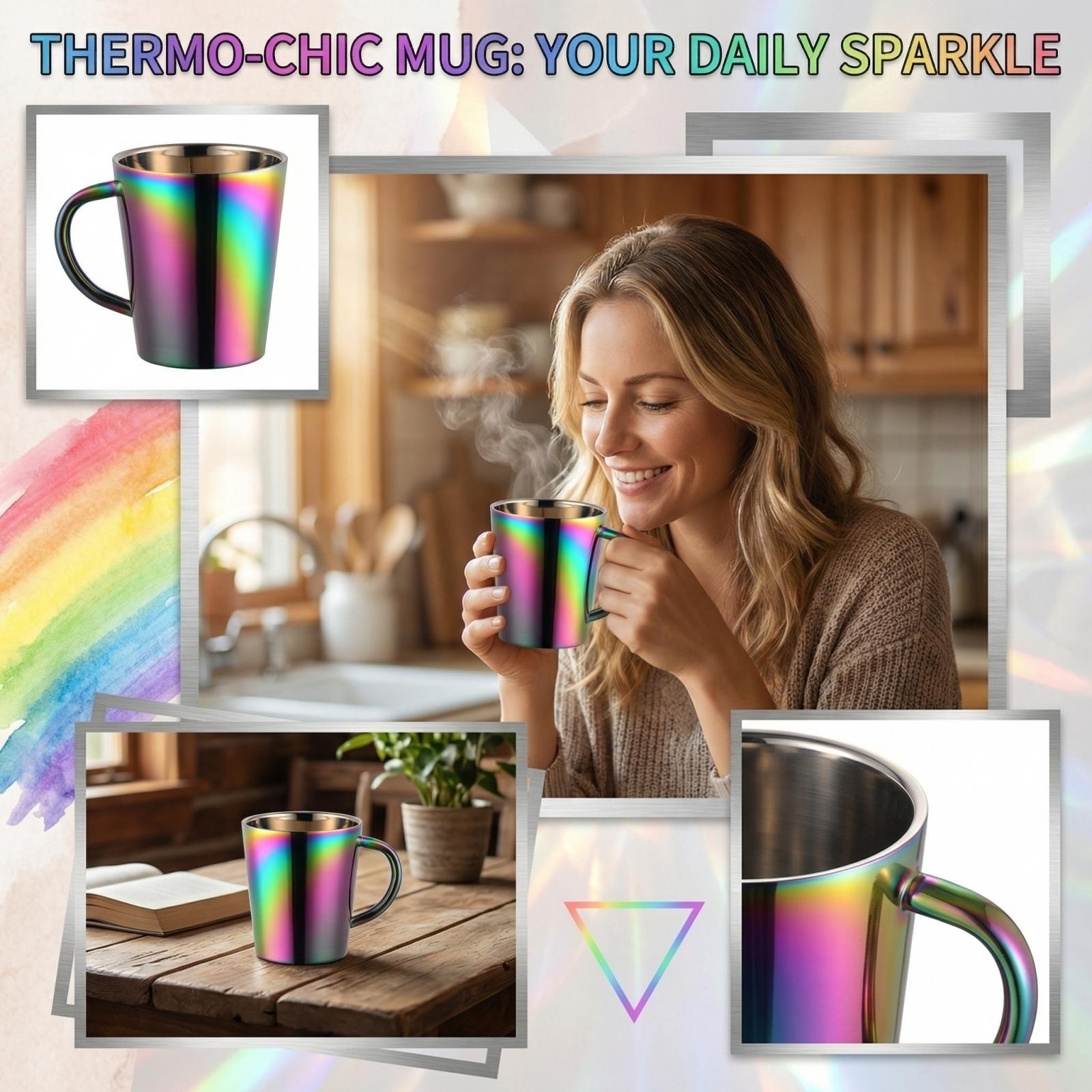 

Stainless Steel Water Cup with Double-Layer Insulated Handle and Milk Cup one size