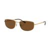 RAYBAN Brand Design Square Sunglasses Unisex Couple Style Metal / 56 RB3732