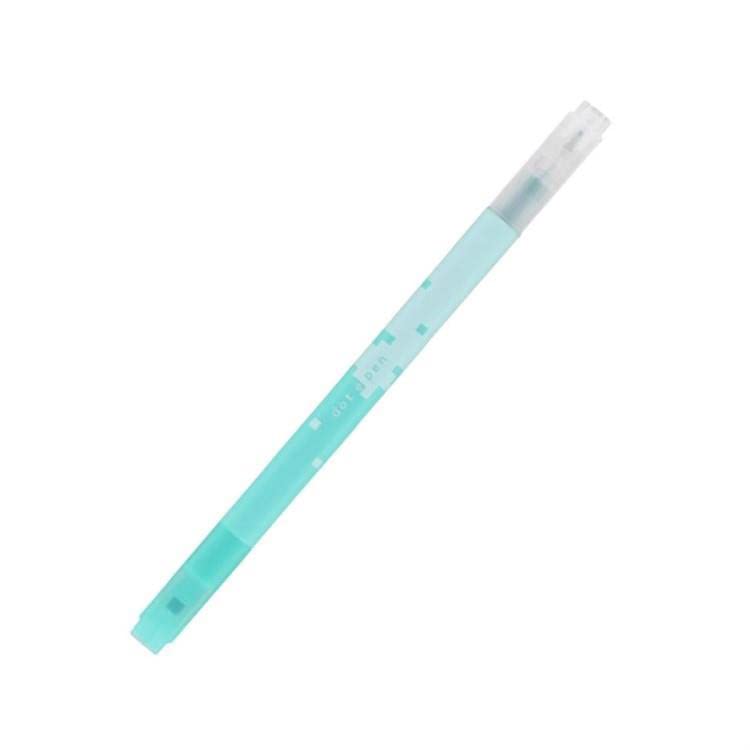 

Dot E Marker Pen with Square Dots and Fine for and Mint SUN-STAR Pen, Double-Sided Water-Based Point, Art, Coloring, Sketching, Illustration, мятный