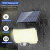 Solar Flood Lights Outdoor 106/318 LED Solar Motion Lights Remote Solar Security Lights Wall Lights Waterproof 3 Modes Garden
