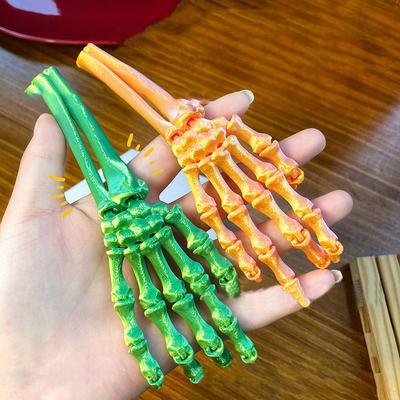 Flexible Halloween Skelett Hand 3D Gedrucktes Menschliches Skelett Handflächenmodell Spukhaus Ornament