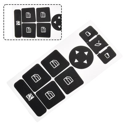 For W204 C250 C300 C350 Button Repair Casement Decals Stickers