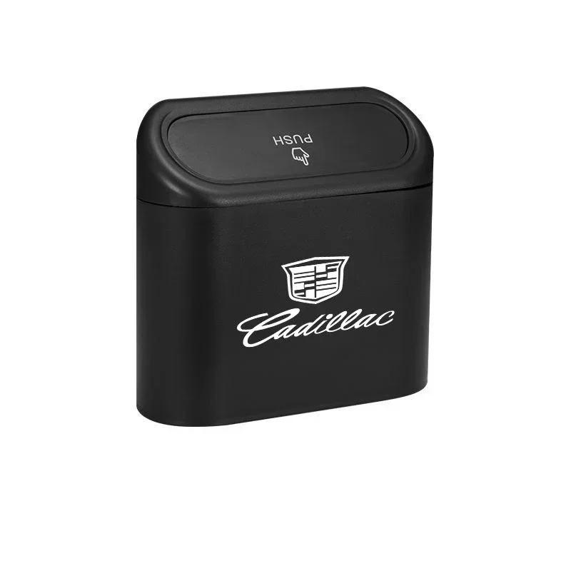 

ABS Car Hanging Trash Bin Garbage Bag Storage Box for Cadillac ATS BLS CT4 CT6 CTS ESCALADE STS XLR XT4 XT5 XTS SLS Accessories армія зелений колір
