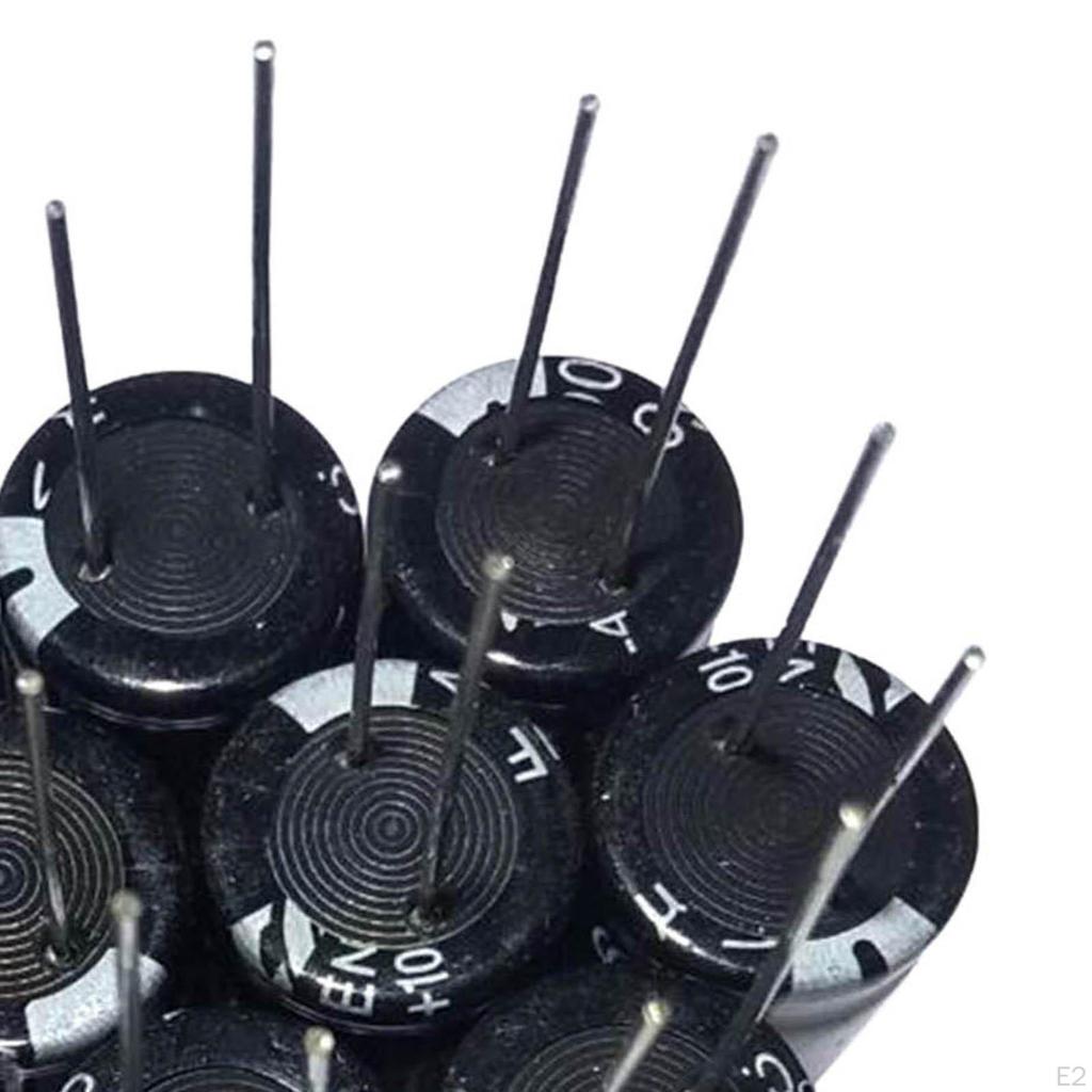 10x Aluminum Electrolytic Capacitors, 450V Electrolysis 16x25mm 68uf 105° Radial Long Leads,