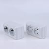 1Pcs 10A Eu Standard Electrical Outlett Ground Vintage Surface Power Socket Plugs Flame Retardant Plastic Wall Mount Socket