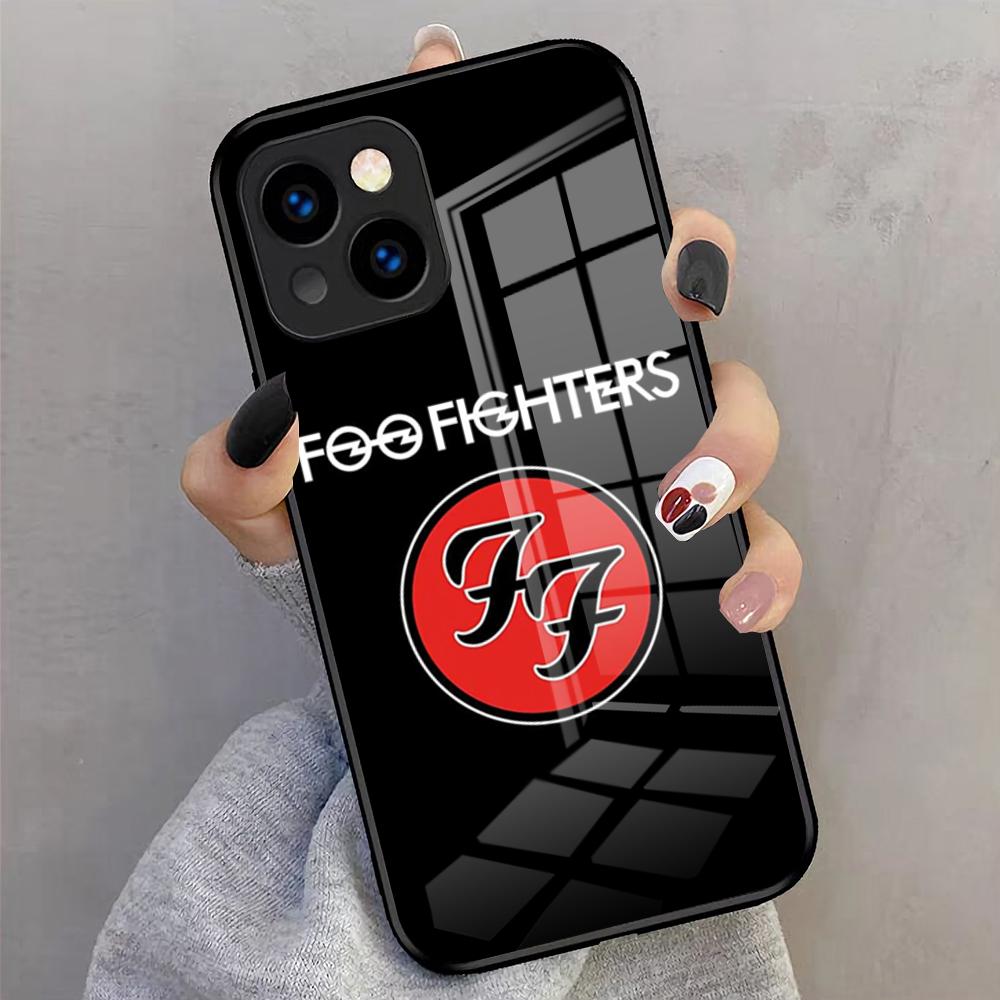 

F-Foo F-Fighters Band Phone Case For IPhone 17 Pro Max 16 15 14 Pro Max 13 11 X Xs Xr 8 7Plus Glass Cover iPhone 13