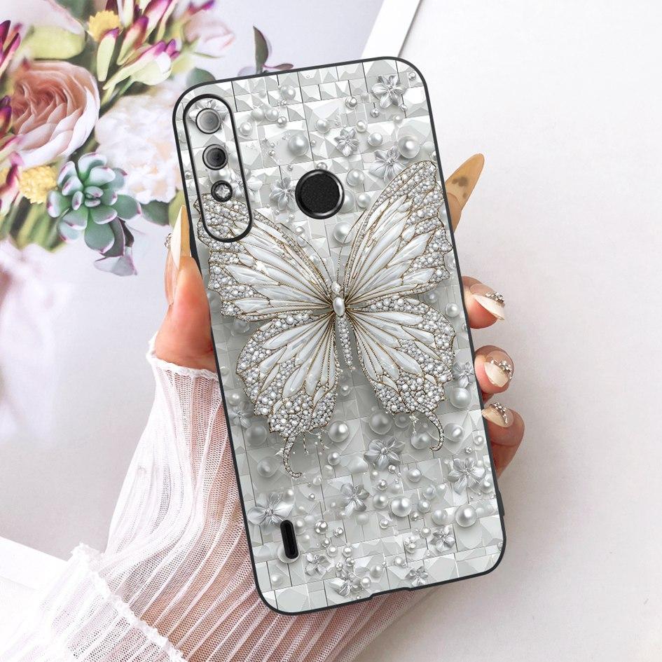 For Itel A56 Pro Case Shockproof Silicone Fashion Butterfly Soft TPU Funda Phone Back Cover For Itel A26 A37 A 56 ItelA56 Bumper