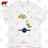 Maglietta KJ61 con Unicorno che fa il Dab mentre pattina su Onewheel