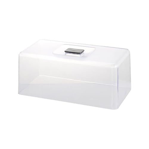 Dulton Countertop Bakery Case M-0863, a Transparent, Expandable Countertop for Storing Bread, Dried Goods, and Fruit In the Kitchen.