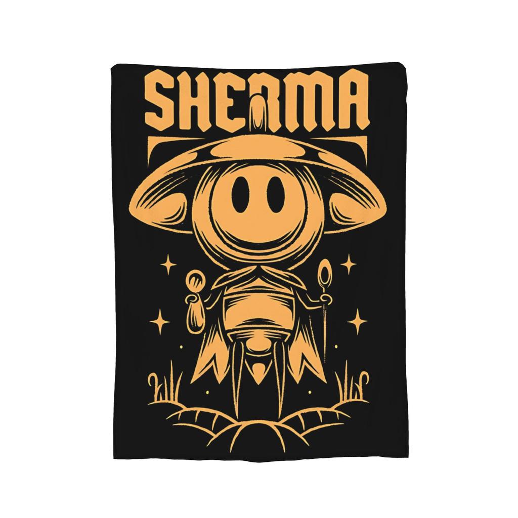 Hollow Knights Silksongs Hornet Blanket Fleece Print Multi-function Lightweight Thin Throw Blankets for Home Car Bedspread