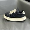 Autumn platform bread shoes leather sports and leisure shoes dl